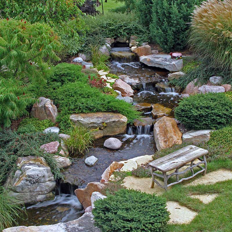 Cascading 26ft Pondless Waterfall_03