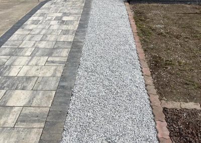 Kalagan Outdoor Design walkway with stones